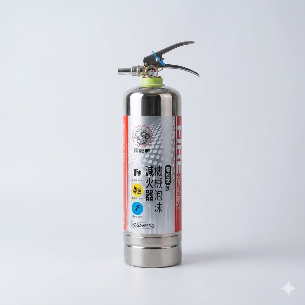 2L不 銹 鋼 機 械 泡 沫 滅 火 器
