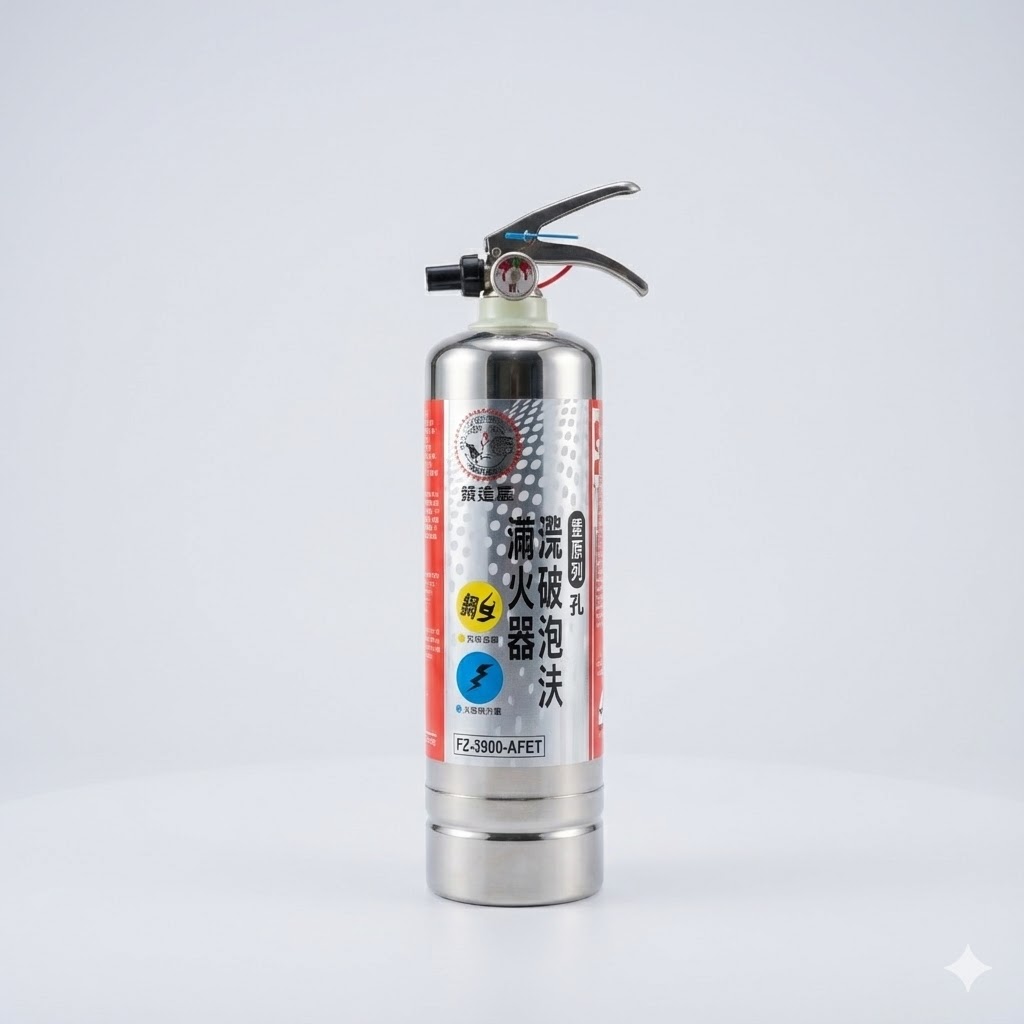 1L不 銹 鋼 機 械 泡 沫 滅 火 器